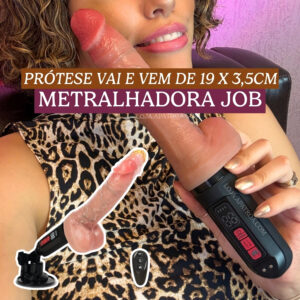 metralhadora JOB | prótese removível de 19 x 3,5cm com aquecimento