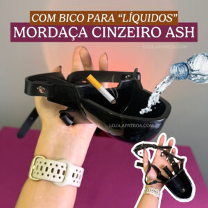 mordaça ASH | cinzeiro com bico para líquidos