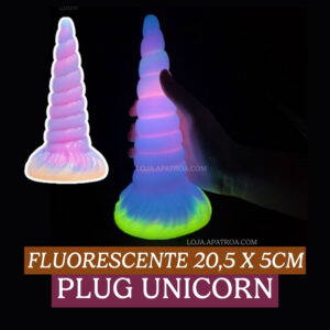 plug fluorescente UNICORN | escalonado 20,5 x 5cm