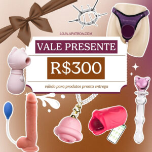 R$300 | vale presente na Loja da Patroa