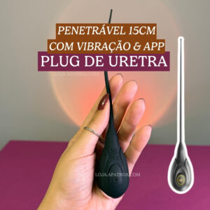 plug URETRA | com vibração e aplicativo